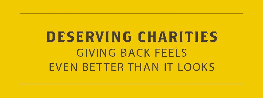 Deserving Charities — Giving Back Feels Even Better than it Looks